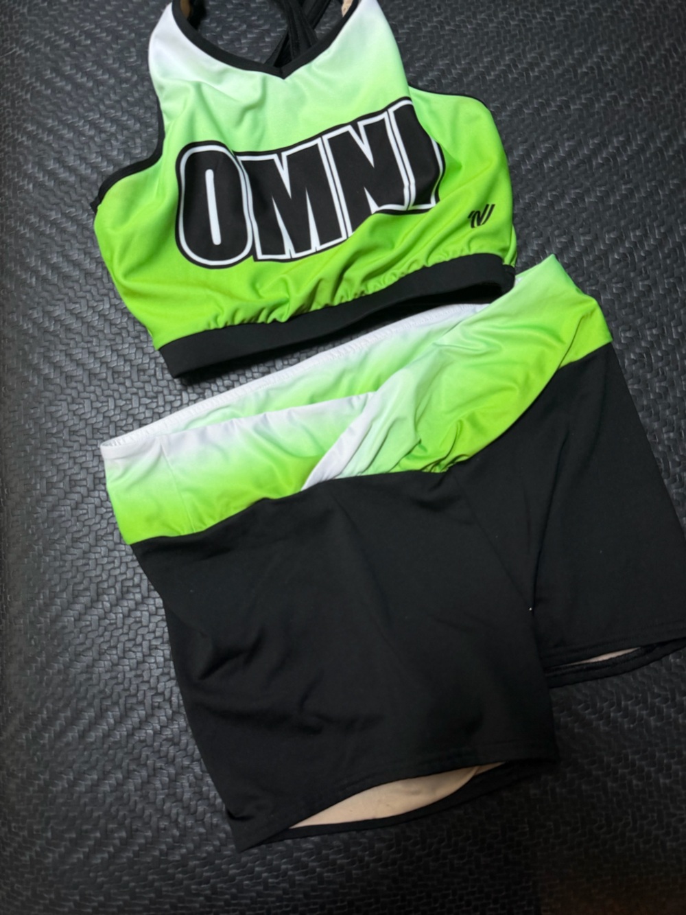 Varsity Black and Neon Green set World Cup